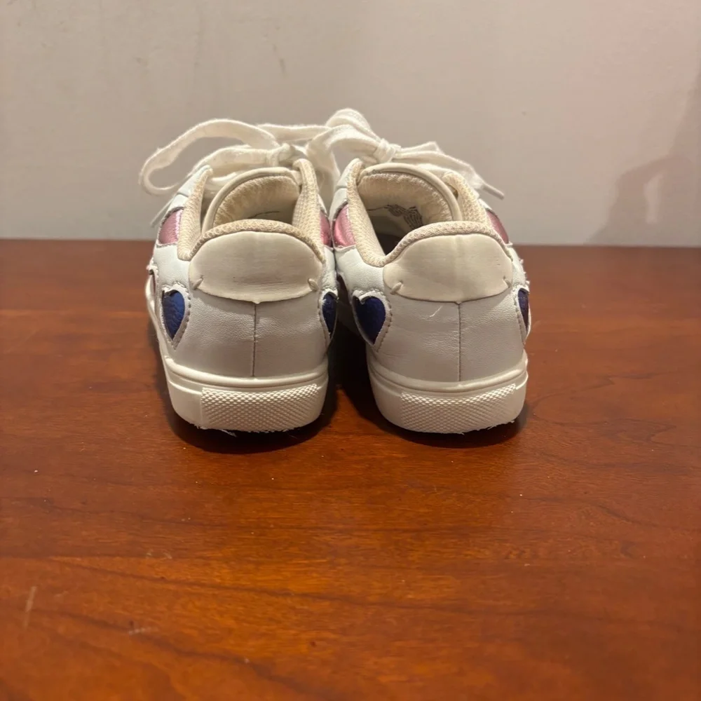 Kurt Geiger London Girls Mini Lane Love Sneakers White Size 11